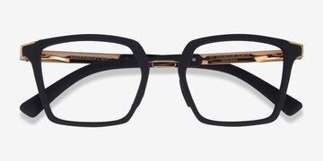 Black & Gold Oakley Sideswept Rx -  Metal Eyeglasses