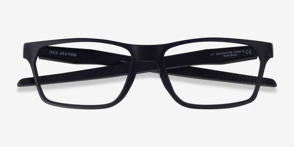 Satin Black Oakley Hex Jector -  Plastique Lunettes de vue