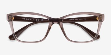 Transparent Brown Vogue Eyewear VO5420 -  Plastic Eyeglasses