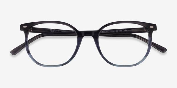 Striped Gray Ray-Ban RB5397 Elliot -  Acetate Eyeglasses