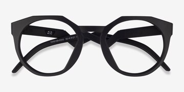 Matte Black Oakley OX8139 Hstn -  Plastic Eyeglasses