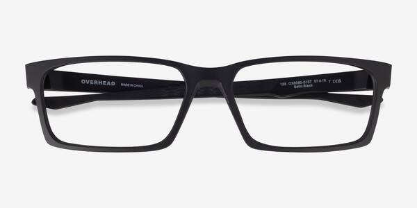 Satin Black Oakley Overhead -  Plastic Eyeglasses