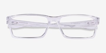Polished Clear Oakley Overhead -  Plastic Eyeglasses