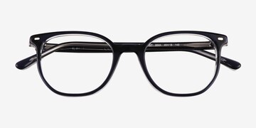 Transparent Dark Blue Ray-Ban RB5397 Elliot -  Acetate Eyeglasses