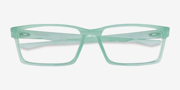 Transparent Green Oakley Overhead -  Plastic Eyeglasses