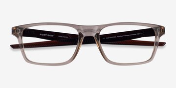 Brown Oakley Port Bow -  Plastic Eyeglasses