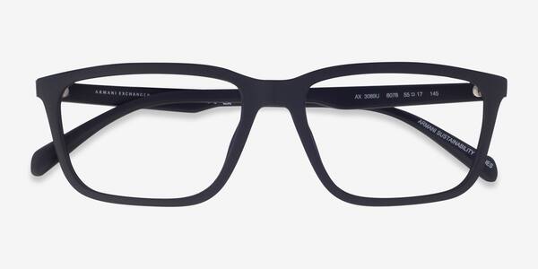 Matte Black Armani Exchange AX3089U -  Eco-friendly Eyeglasses