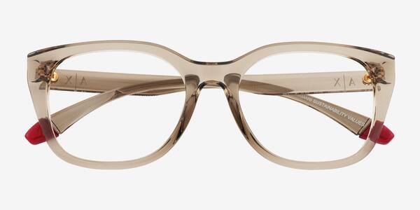 Transparent Champagne Armani Exchange AX3099U -  Eco-friendly Eyeglasses