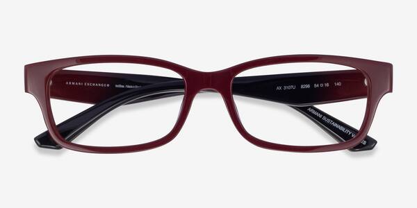 Dark Red Armani Exchange AX3107U -  Eco-friendly Lunettes de vue