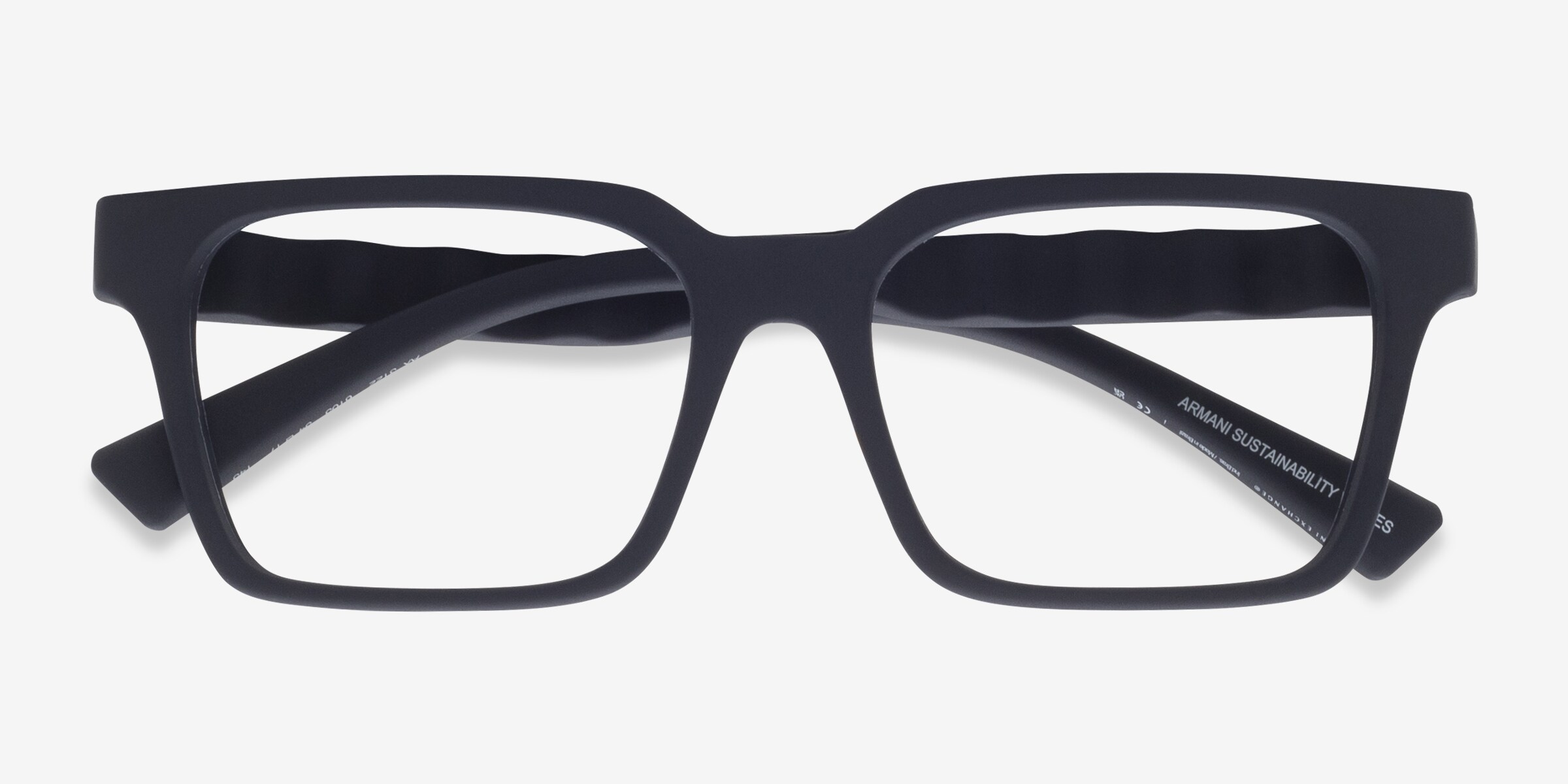 Armani Exchange 専用 Armani Exchange AX3122 - Square Navy Frame Eyeglasses | Eyebuydirect