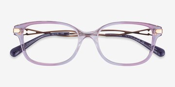 Gradient Transparent Purple Coach HC6172 -  Acetate Eyeglasses