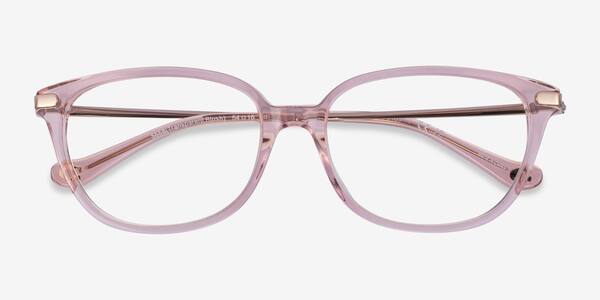 Transparent Pink Gold Coach HC6185 -  Acétate Lunettes de vue