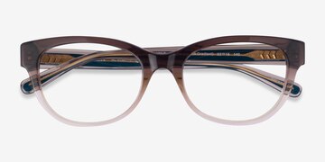 Transparent Brown Gradient Coach HC6187 -  Acetate Eyeglasses
