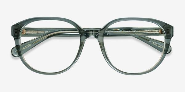 Transparent Green Coach HC6209U -  Acetate Eyeglasses