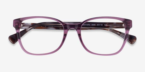 Shiny Transparent Purple Ralph RA7137U -  Acétate Lunettes de vue