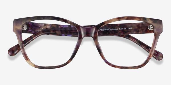 Petal Tortoise Coach HC6207U -  Acetate Eyeglasses