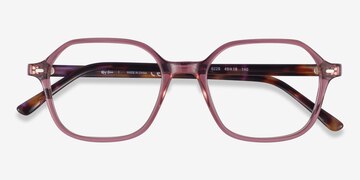 Purple Ray-Ban RB5394 John -  Acetate Eyeglasses
