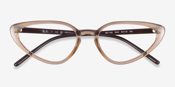 Brun Ray-Ban RB7188 -  Plastique Lunettes de vue