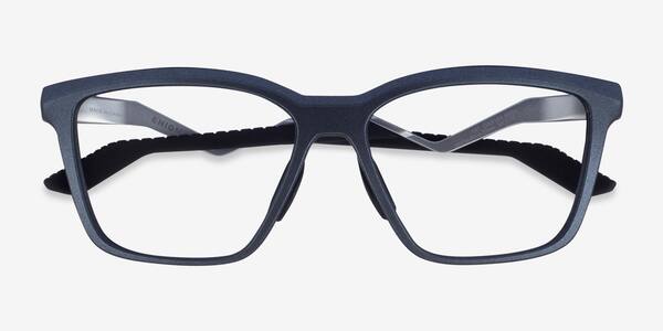 Matte Blue Steel Oakley Enigma Mass -  Metal Eyeglasses