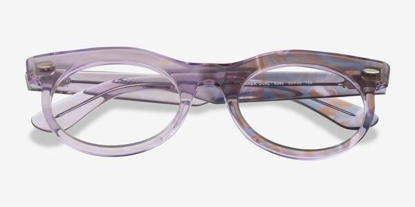 Photo Waves Purple Ray-Ban RB2242VF -  Acetate Eyeglasses