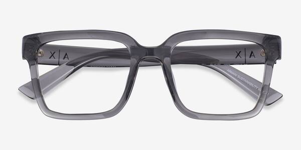 Shiny Transparent Gray Armani Exchange AX3133U -  Eco-friendly Eyeglasses
