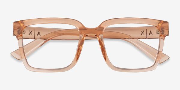 Shiny Transparent Peach Armani Exchange AX3133U -  Alternative-materials Eyeglasses