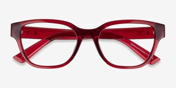 Shiny Transparent Cherry Armani Exchange AX3134U -  Eco Friendly Eyeglasses