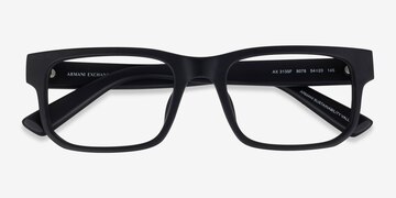 Matte Black Armani Exchange AX3135F -  Acetate Eyeglasses