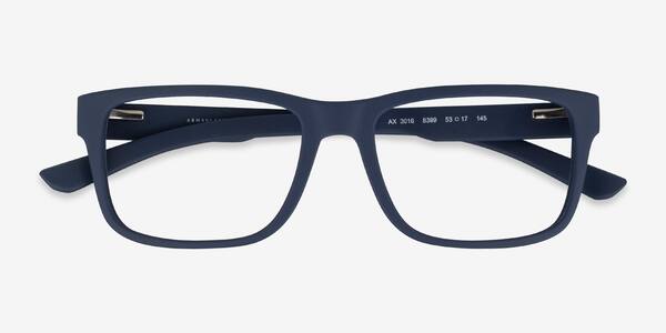 Matte Navy Blue Armani Exchange AX3016 -  Eco-friendly Eyeglasses