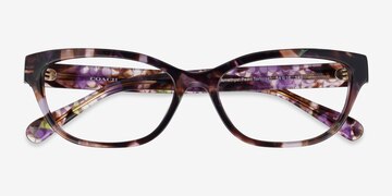 Amethyst Pearl Tortoise Coach HC6250U -  Acetate Eyeglasses