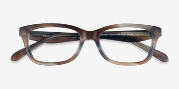 Striated Maple Blueberry Coach HC6275U -  Acetate Eyeglasses