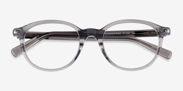 Transparent Gray Coach HC6167U -  Acetate Eyeglasses