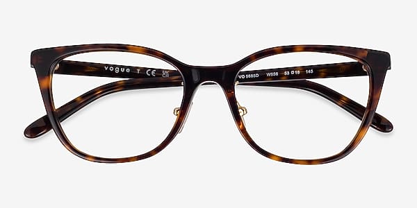 Dark Tortoise Vogue Eyewear VO5685D - Alternative-materials Eyeglasses Dark Tortoise Vogue Eyewear VO5685D - Alternative-materials Eyeglasses