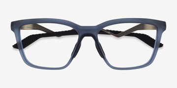 Matte Transparent Abyss Oakley Enigma Mass -  Metal Eyeglasses
