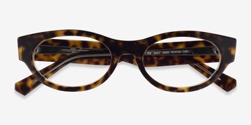 Tortoise On Transparent Ray-Ban RB5447 -  Acetate Eyeglasses