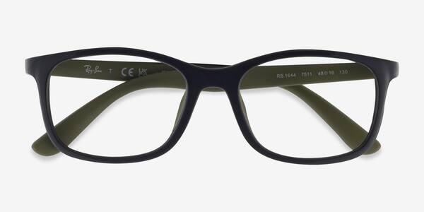 Gray With Rubber Green Ray-Ban RB1644 -  Eco-friendly Eyeglasses