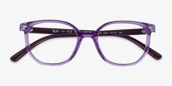 Transparent Violet Ray-Ban Junior Ellot -  Plastic Eyeglasses