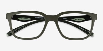 Military Transparent Green ARNETTE Steek -  Eco Friendly Eyeglasses
