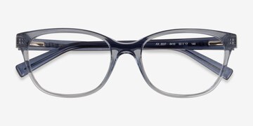 Shiny Transparent Blue Armani Exchange AX3037 -  Plastic Eyeglasses