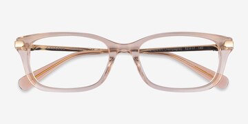 Transparent Champagne Coach HC6287U -  Acetate Eyeglasses