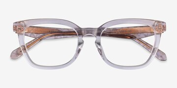 Transparent Gray Coach HC6288U -  Acetate Eyeglasses