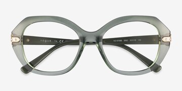 Transparent Green Vogue Eyewear VO5705B -  Plastic Eyeglasses