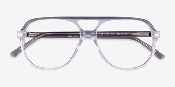 Gray Transparent Ray-Ban RB5698 -  Acetate Eyeglasses