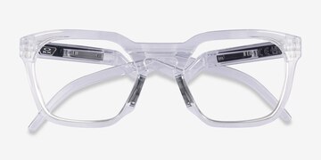Polished Clear Oakley Hstn Sq Rx -  Plastic Eyeglasses