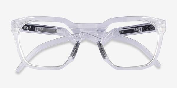 Polished Clear Oakley Hstn Sq Rx -  Plastic Eyeglasses