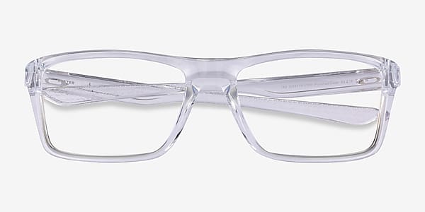 Polished Clear Oakley Rafter - Plastic Eyeglasses Polished Clear Oakley Rafter - Plastic Eyeglasses