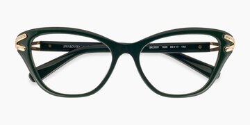 Dark Green Swarovski SK2031 -  Acetate Eyeglasses