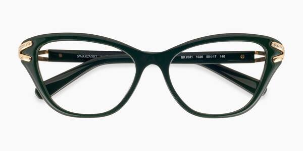 Vert foncé Swarovski SK2031 -  Acétate Lunettes de vue