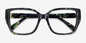 Amazon Green Tortoise Michael Kors MK4115U Castello -  Acetate Eyeglasses