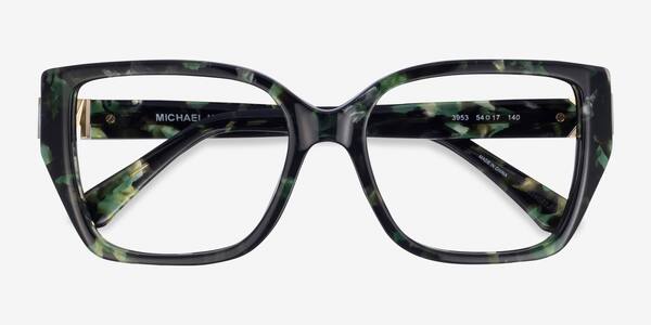 Amazon Green Tortoise Michael Kors MK4115U Castello -  Acetate Eyeglasses